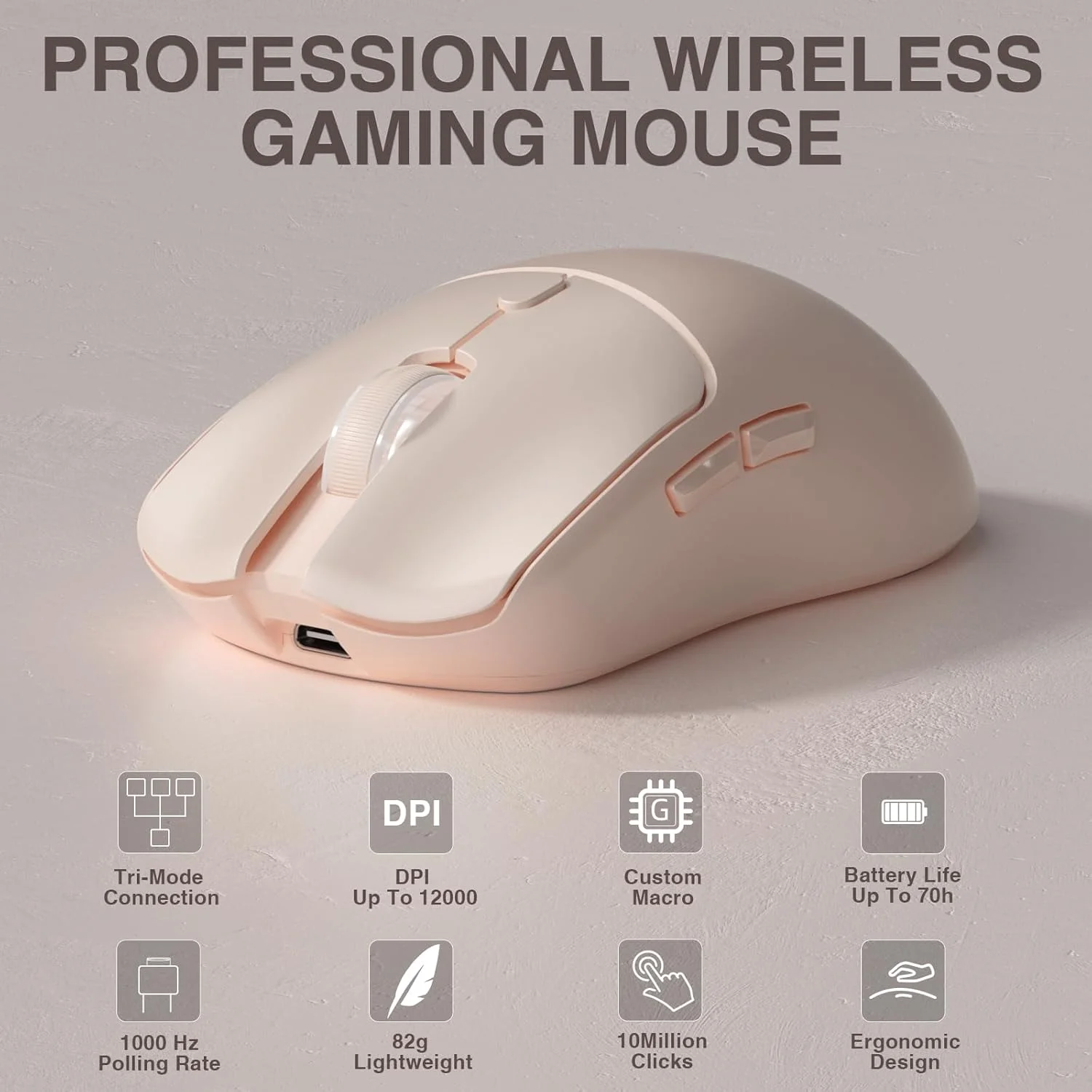 Esports Gaming Mouse Wireless - Souris de jeu sans fil AULA