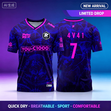 Esports Gaming Jersey - 26_27 T-shirts Paper Rex Valorant pour