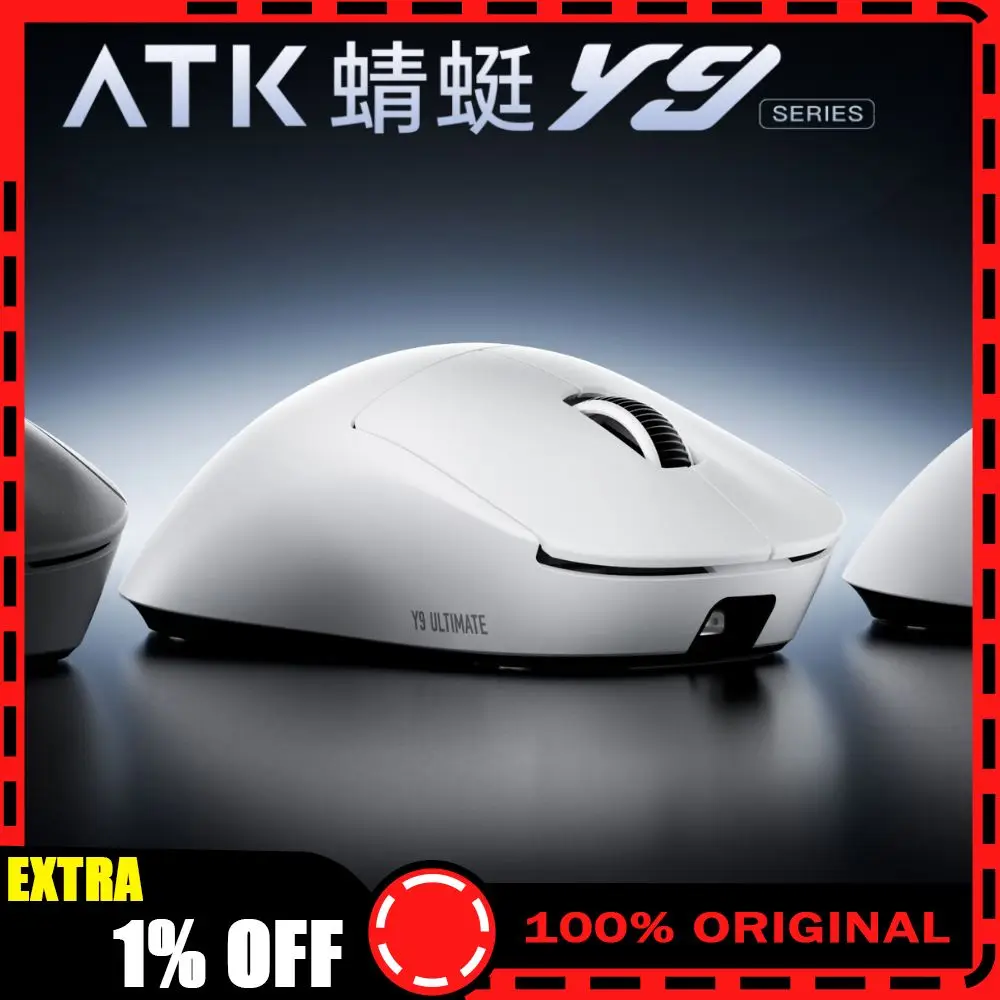 Esports Gaming Mouse Wireless - Souris sans fil ATK Dragonfly Y9,