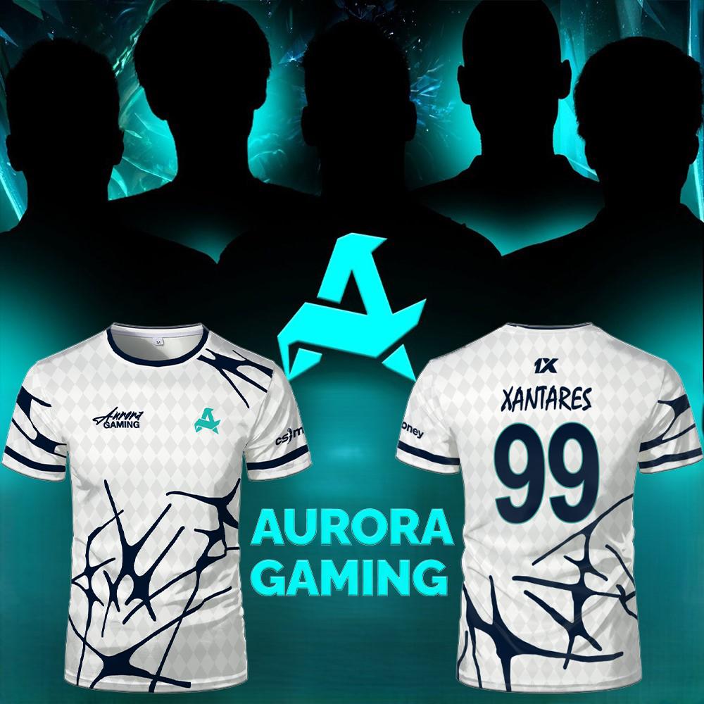Esports Gaming Jersey - Équipe d'Esports Aurora Gaming Jersey T-shirts