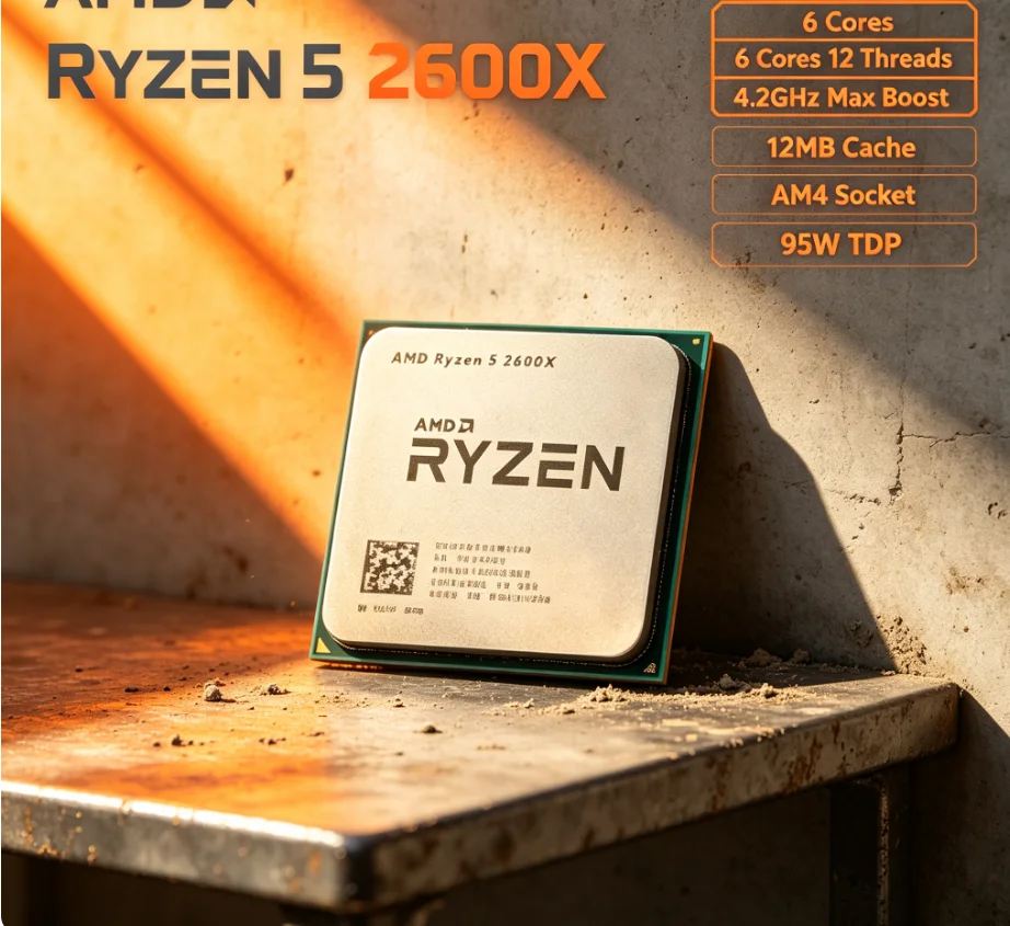 Esports Gaming Pc - Processeur de bureau AMD R5 2600X
