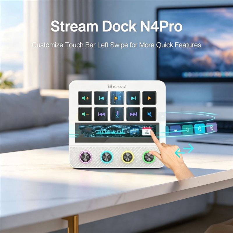 Contrôleur Mirabox N4 Pro 1 St - Elgato Stream Deck avis et prix
