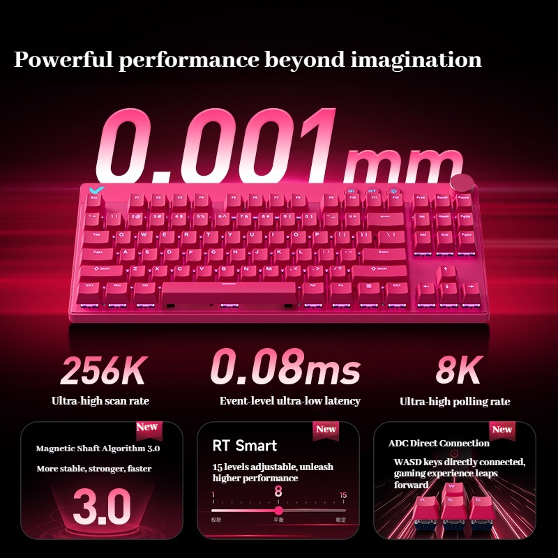 Mchose Mix 87 axe magnétique E - Esports Gaming Events avis et prix
